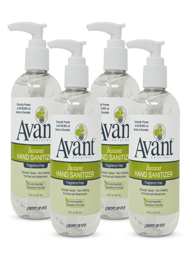 Avant® Original Instant Gel Sanitizer, 8.5 oz Bottle 4-Pack, Back to School Essential - Image 1